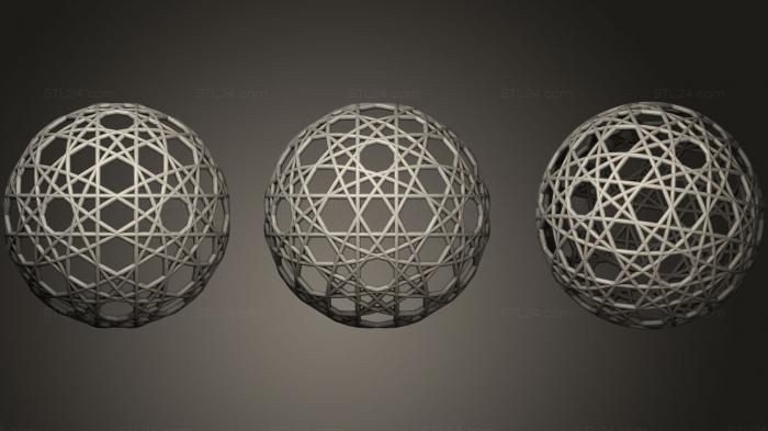 Geometric shapes (Frequency 2, SHPGM_0440) 3D models for cnc